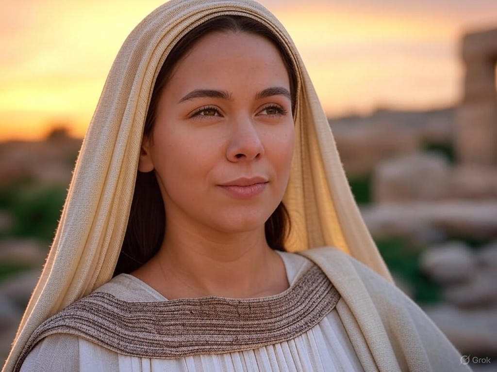 Exemplo de fé: [nome de mulher bíblica]