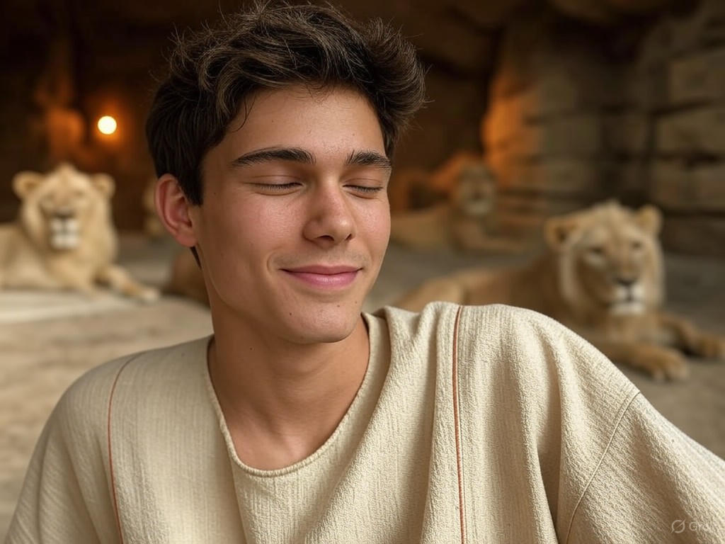 Daniel na cova dos leões: perseverança e fé inabalável
