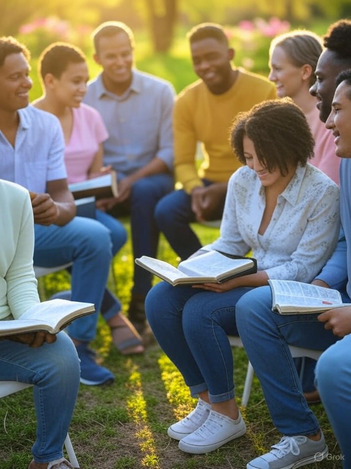 Comunidade de estudo bíblico: compartilhe sua jornada e fortaleça sua fé em grupo Comunidade de estudo bíblico: compartilhe sua jornada e fortaleça sua fé em grupo