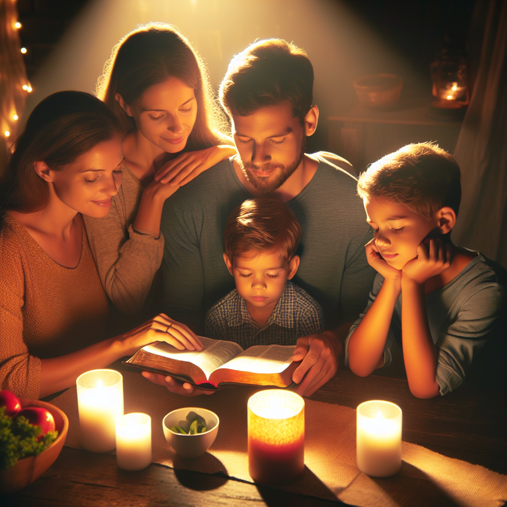 A importância das reflexões bíblicas diárias para fortalecer sua família