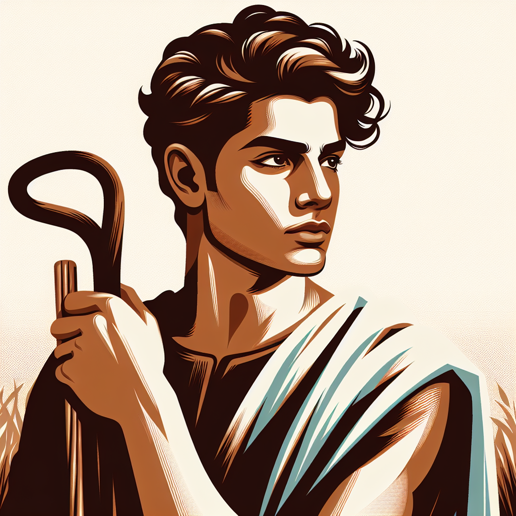 História de Davi: Coragem e Fé no Início da Juventude História de Davi: Coragem e Fé no Início da Juventude