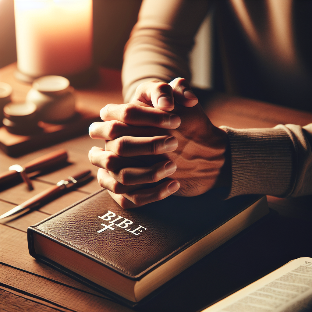 Oração e meditação: fortalecendo sua fé com a palavra diária