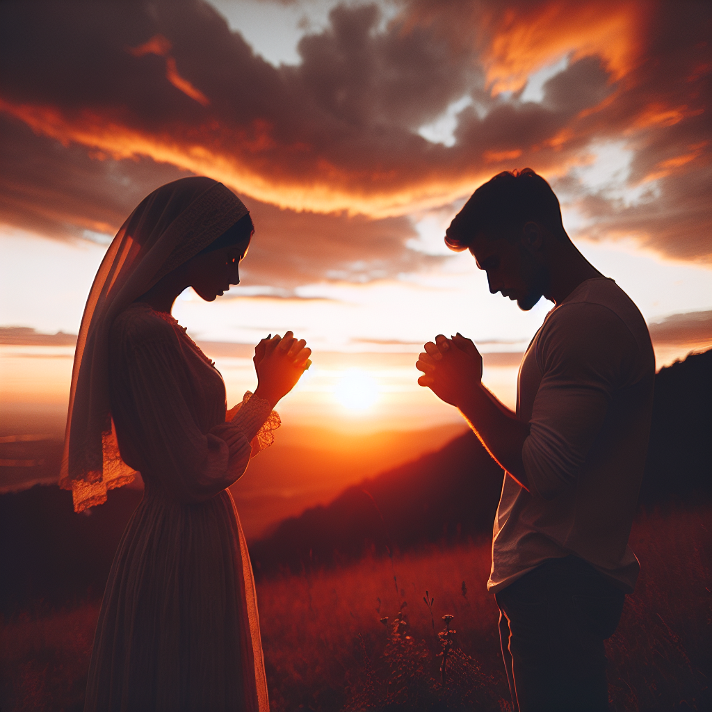 Compromisso diário com o amor e fé cristã para casais Compromisso diário com o amor e fé cristã para casais